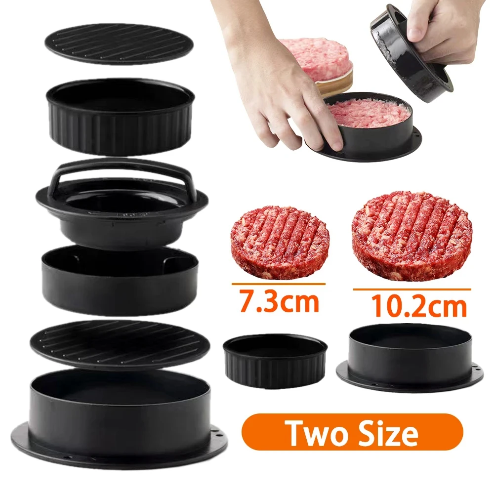 Kitchen Helper Gadgets - Presse à Hamburger ronde, gril de