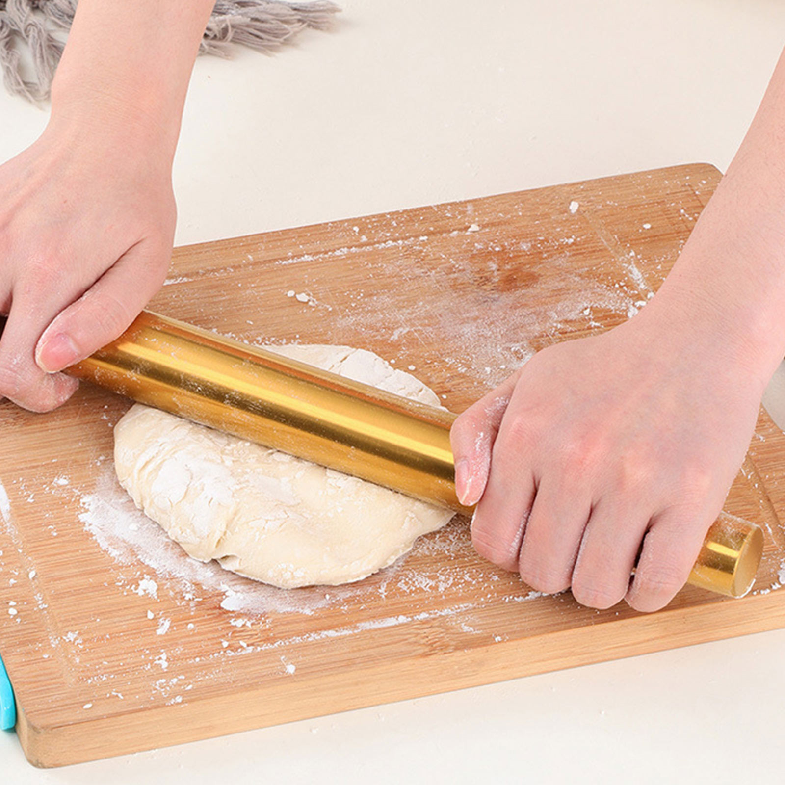Rouleau à pâtisserie en acier  - Kitchen Gadgets Gold avis et prix