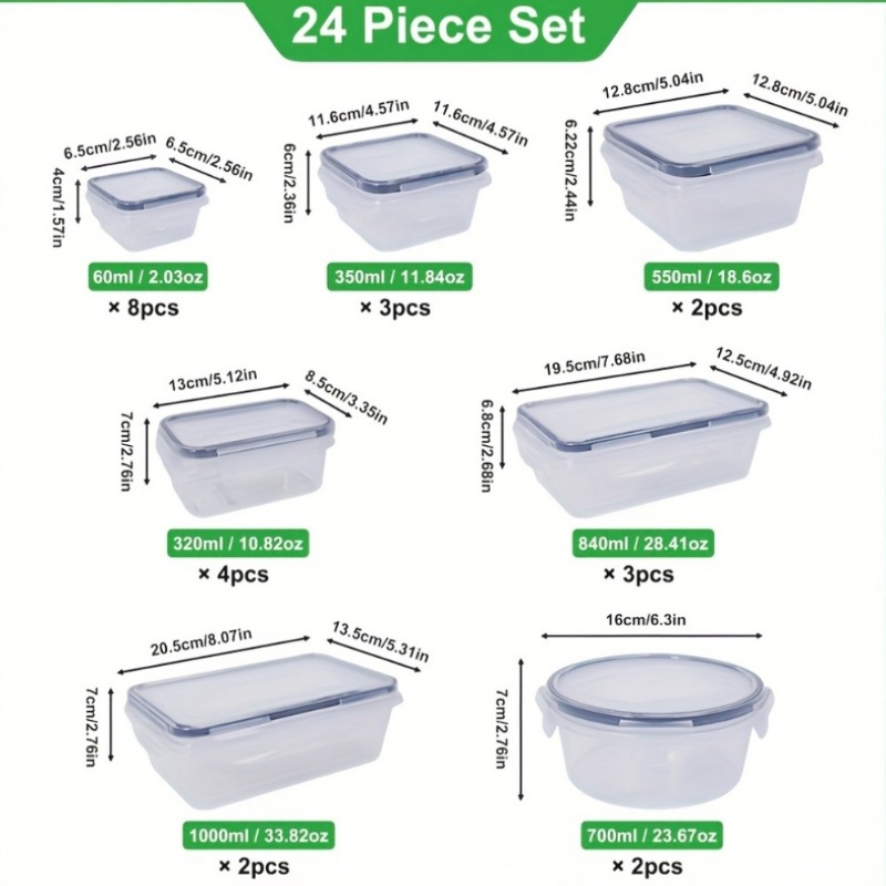 Ensemble de 48 contenants alim - Kitchen Gadgets Organizer avis et prix